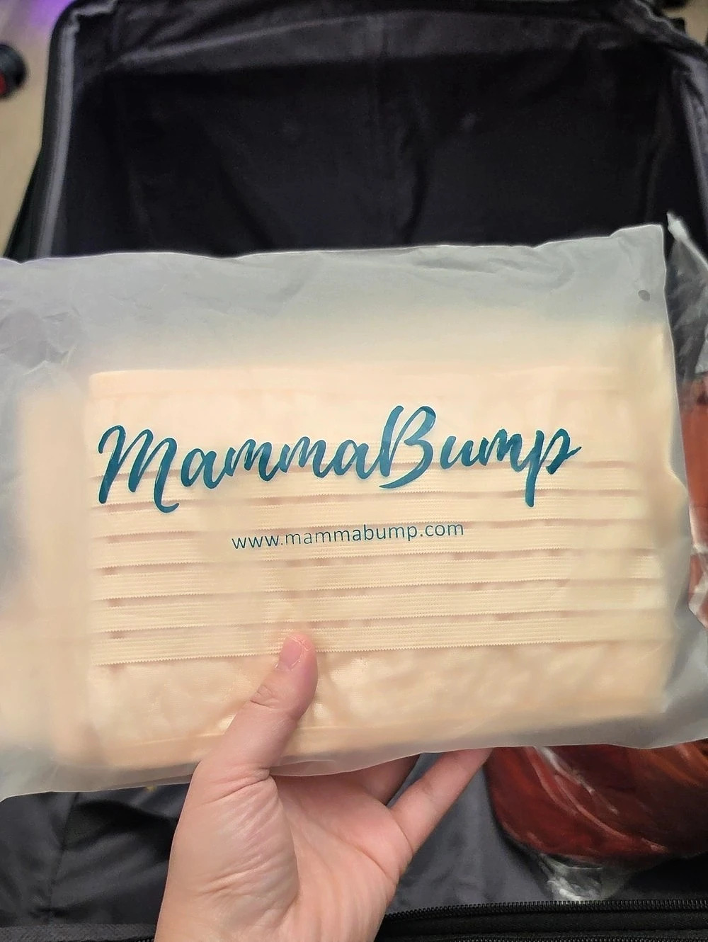 MammaBump Postpartum Belly Band in Cream